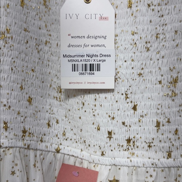 Ivy City Co Midsummer Night Dress Size Extra Large Women’s - Picture 2 of 4